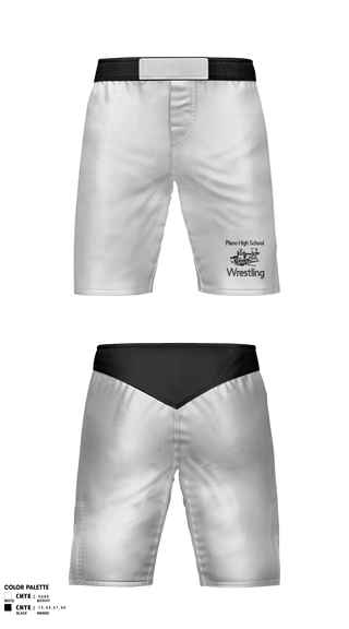 Fight Shorts, Plano Reapers, Wrestling, Teamtime, Team time, sublimation, custom sports apparel, team uniforms, spirit wear, spiritwear, sports uniforms, custom shirts, team store, custom team store, fundraiser sports, apparel fundraiser