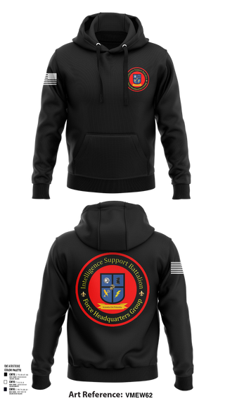 Hoodie, Intelligence Support Battalion, , Teamtime, Team time, sublimation, custom sports apparel, team uniforms, spirit wear, spiritwear, sports uniforms, custom shirts, team store, custom team store, fundraiser sports, apparel fundraiser
