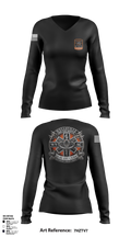 Wellsville Volunteer Ambulance Corps 7001536 Women's Long Sleeve V-neck Shirt - 1