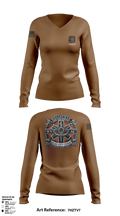 Wellsville Volunteer Ambulance Corps 7001536 Women's Long Sleeve V-neck Shirt - 2