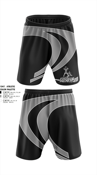 Athletic Shorts With Pockets, Ballbarians, Men's Volleyball, Teamtime, Team time, sublimation, custom sports apparel, team uniforms, spirit wear, spiritwear, sports uniforms, custom shirts, team store, custom team store, fundraiser sports, apparel fundraiser