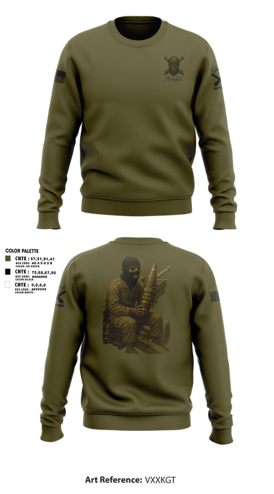 Hateful Hotel 2nd Plt 51321648 Crew Neck Sweatshirt - 1