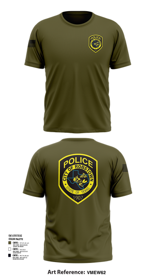 Short Sleeve Performance Shirt, Robstown police department, , Teamtime, Team time, sublimation, custom sports apparel, team uniforms, spirit wear, spiritwear, sports uniforms, custom shirts, team store, custom team store, fundraiser sports, apparel fundraiser