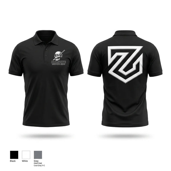 Short Sleeve Performance Polo, Primitive, , Teamtime, Team time, sublimation, custom sports apparel, team uniforms, spirit wear, spiritwear, sports uniforms, custom shirts, team store, custom team store, fundraiser sports, apparel fundraiser