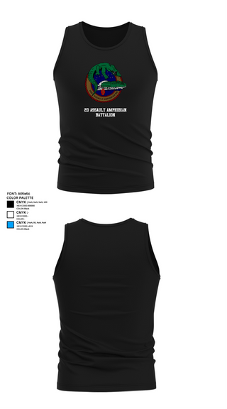 Tank Top, 2d Assault Amphibian Battalion, , Teamtime, Team time, sublimation, custom sports apparel, team uniforms, spirit wear, spiritwear, sports uniforms, custom shirts, team store, custom team store, fundraiser sports, apparel fundraiser