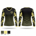 Apple Valley A’s 40182703 Women's Long Sleeve V-neck Shirt - 1