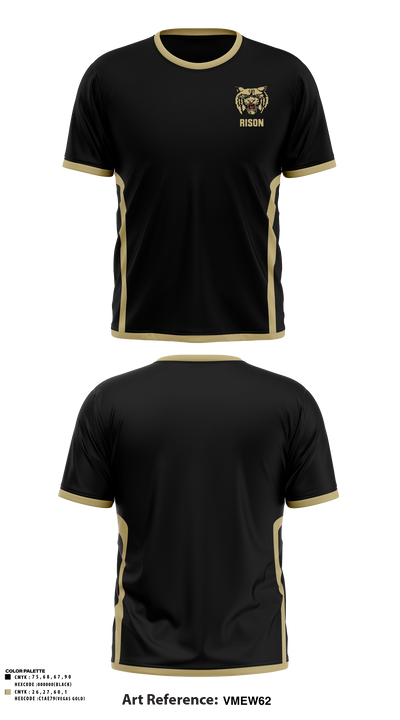 Rison Wildcats Short Sleeve Performance Shirt - 11