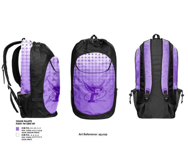 Gear Bag, The Charlotte Flights, Track & Field, Teamtime, Team time, sublimation, custom sports apparel, team uniforms, spirit wear, spiritwear, sports uniforms, custom shirts, team store, custom team store, fundraiser sports, apparel fundraiser