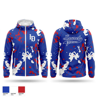 Windbreaker, Laurel Dodgers, Baseball, Teamtime, Team time, sublimation, custom sports apparel, team uniforms, spirit wear, spiritwear, sports uniforms, custom shirts, team store, custom team store, fundraiser sports, apparel fundraiser