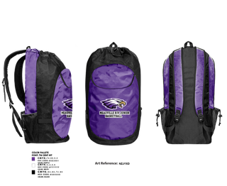 Gear Bag, Meadville R-IV Junior High School Basketball, Women's Basketball, Teamtime, Team time, sublimation, custom sports apparel, team uniforms, spirit wear, spiritwear, sports uniforms, custom shirts, team store, custom team store, fundraiser sports, apparel fundraiser