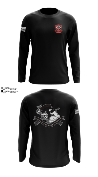 Long Sleeve Performance Shirt, Pershing Rifles, Company L-4, Army, Teamtime, Team time, sublimation, custom sports apparel, team uniforms, spirit wear, spiritwear, sports uniforms, custom shirts, team store, custom team store, fundraiser sports, apparel fundraiser