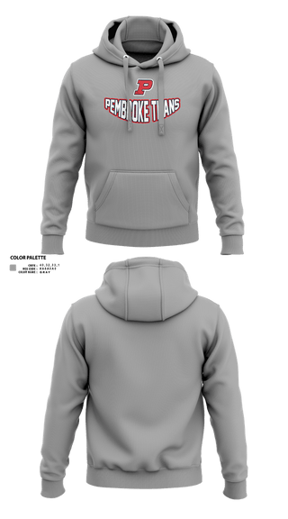 Hoodie, Pembroke Titans Football And Cheer, , Teamtime, Team time, sublimation, custom sports apparel, team uniforms, spirit wear, spiritwear, sports uniforms, custom shirts, team store, custom team store, fundraiser sports, apparel fundraiser