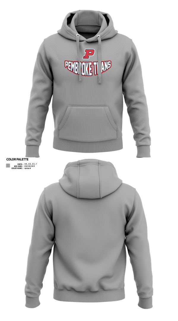 Hoodie, Pembroke Titans Football And Cheer, , Teamtime, Team time, sublimation, custom sports apparel, team uniforms, spirit wear, spiritwear, sports uniforms, custom shirts, team store, custom team store, fundraiser sports, apparel fundraiser