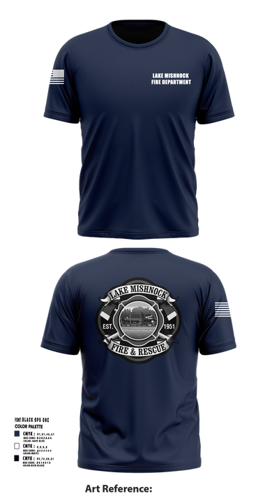 Lake Mishnock Fire Department 27016825 Short Sleeve Performance Shirt - 101