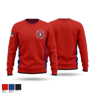 Crew Neck Sweatshirt, Tracy City, Fire Department, Teamtime, Team time, sublimation, custom sports apparel, team uniforms, spirit wear, spiritwear, sports uniforms, custom shirts, team store, custom team store, fundraiser sports, apparel fundraiser
