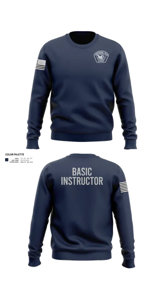 Crew Neck Sweatshirt, Academy-Basic Unit, Police, Teamtime, Team time, sublimation, custom sports apparel, team uniforms, spirit wear, spiritwear, sports uniforms, custom shirts, team store, custom team store, fundraiser sports, apparel fundraiser