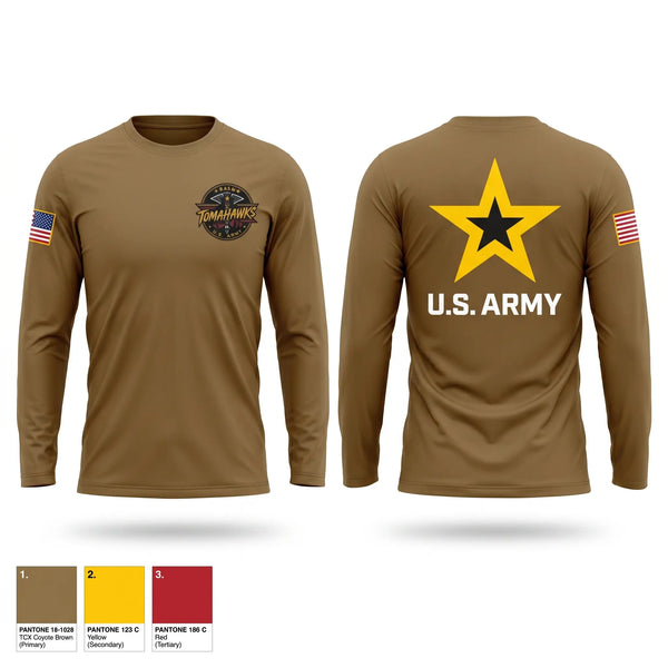 Long Sleeve Performance Shirt, TEMPE ARMY RECRUITING STATION, Army, Teamtime, Team time, sublimation, custom sports apparel, team uniforms, spirit wear, spiritwear, sports uniforms, custom shirts, team store, custom team store, fundraiser sports, apparel fundraiser