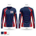 Dutch Fork Fire Rescue Women's Long Sleeve V-neck Shirt - 1