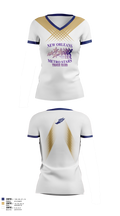 New Orleans Metro Stars Track Club 74828309 Women's Short Sleeve V-neck Shirt - 1