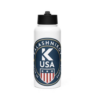 Kalashnikov USA 2736755 Stainless Steel Water Bottle with a Straw Lid