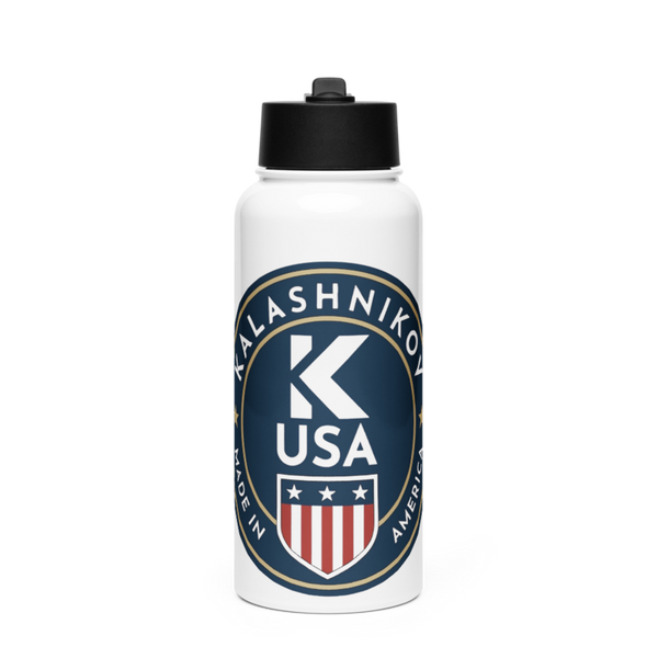 Kalashnikov USA 2736755 Stainless Steel Water Bottle with a Straw Lid