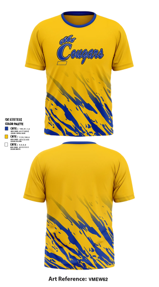 Short Sleeve Performance Shirt, Campbellsport Cougars, Women's Basketball, Teamtime, Team time, sublimation, custom sports apparel, team uniforms, spirit wear, spiritwear, sports uniforms, custom shirts, team store, custom team store, fundraiser sports, apparel fundraiser