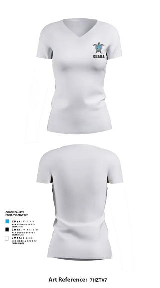 Womens Short Sleeve Vneck Shirt, Ohana Volleyball, Women's Volleyball, Teamtime, Team time, sublimation, custom sports apparel, team uniforms, spirit wear, spiritwear, sports uniforms, custom shirts, team store, custom team store, fundraiser sports, apparel fundraiser