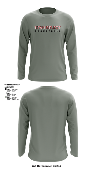Long Sleeve Performance Shirt, Utah Select Basketball, Cheer, Teamtime, Team time, sublimation, custom sports apparel, team uniforms, spirit wear, spiritwear, sports uniforms, custom shirts, team store, custom team store, fundraiser sports, apparel fundraiser