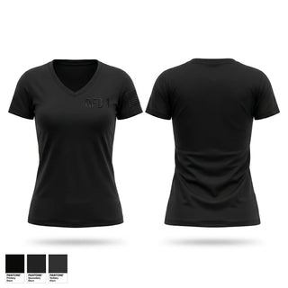 Womens Short Sleeve Vneck Shirt, RFD 1, Fire Department, Teamtime, Team time, sublimation, custom sports apparel, team uniforms, spirit wear, spiritwear, sports uniforms, custom shirts, team store, custom team store, fundraiser sports, apparel fundraiser