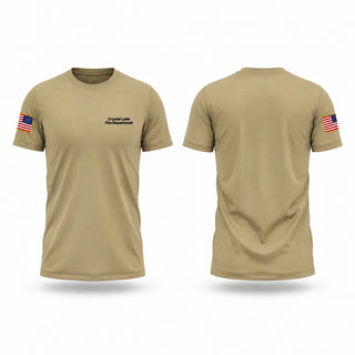 Old School Cotton Feel Shirt, Crystal Lake Fire Department, Fire Department, Teamtime, Team time, sublimation, custom sports apparel, team uniforms, spirit wear, spiritwear, sports uniforms, custom shirts, team store, custom team store, fundraiser sports, apparel fundraiser