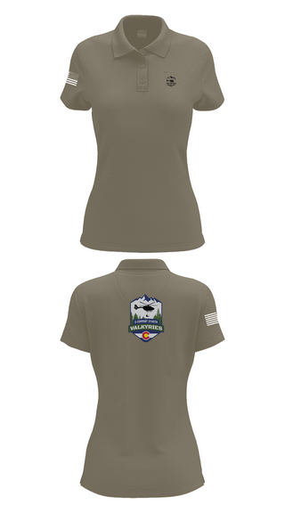 Womens Short Sleeve Performance Polo, D Co 3-140th AVN, National Guard, Teamtime, Team time, sublimation, custom sports apparel, team uniforms, spirit wear, spiritwear, sports uniforms, custom shirts, team store, custom team store, fundraiser sports, apparel fundraiser