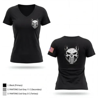 Womens Short Sleeve Vneck Shirt, ST. CHARLES COUNTY POLICE K-9, Police, Teamtime, Team time, sublimation, custom sports apparel, team uniforms, spirit wear, spiritwear, sports uniforms, custom shirts, team store, custom team store, fundraiser sports, apparel fundraiser