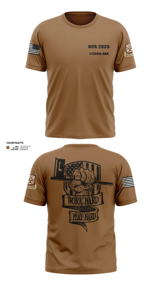 Old School Cotton Feel Shirt, 1/204th ADA, , Teamtime, Team time, sublimation, custom sports apparel, team uniforms, spirit wear, spiritwear, sports uniforms, custom shirts, team store, custom team store, fundraiser sports, apparel fundraiser