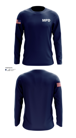 Long Sleeve Performance Shirt, Mobile police dept 4th precinct 3rd Squad, Police, Teamtime, Team time, sublimation, custom sports apparel, team uniforms, spirit wear, spiritwear, sports uniforms, custom shirts, team store, custom team store, fundraiser sports, apparel fundraiser