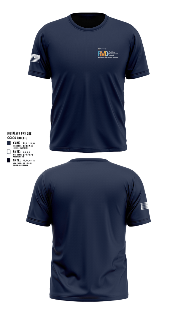 King County Facilities Management Short Sleeve Performance Shirt - 101