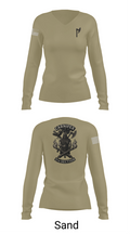 2-8 FA, C BTRY 92063825 Women's Long Sleeve V-neck Shirt - 97