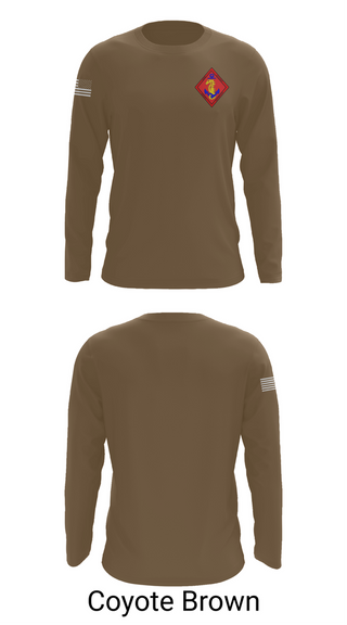 Long Sleeve Performance Shirt, Marine Det. Fort Gregg-Adams Bravo Company, , Teamtime, Team time, sublimation, custom sports apparel, team uniforms, spirit wear, spiritwear, sports uniforms, custom shirts, team store, custom team store, fundraiser sports, apparel fundraiser