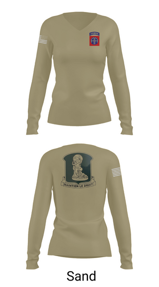 Womens Long Sleeve Vneck Shirt, A.Co 1-22 ASB, , Teamtime, Team time, sublimation, custom sports apparel, team uniforms, spirit wear, spiritwear, sports uniforms, custom shirts, team store, custom team store, fundraiser sports, apparel fundraiser