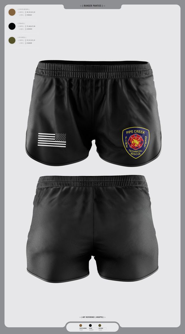 Ranger Panties, PCFD, , Teamtime, Team time, sublimation, custom sports apparel, team uniforms, spirit wear, spiritwear, sports uniforms, custom shirts, team store, custom team store, fundraiser sports, apparel fundraiser