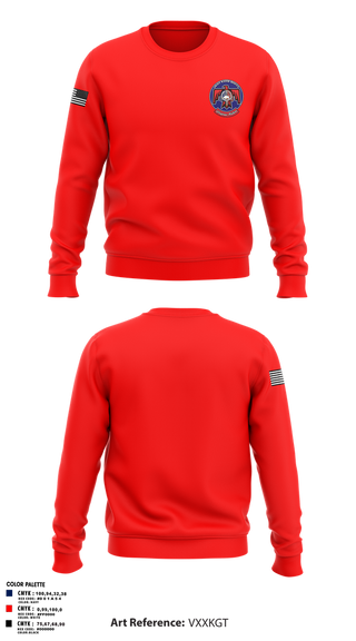 Crew Neck Sweatshirt, QN Rescue, Fire Department, Teamtime, Team time, sublimation, custom sports apparel, team uniforms, spirit wear, spiritwear, sports uniforms, custom shirts, team store, custom team store, fundraiser sports, apparel fundraiser