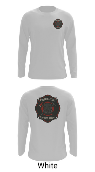 Long Sleeve Performance Shirt, Firefighters for Kids Safety, , Teamtime, Team time, sublimation, custom sports apparel, team uniforms, spirit wear, spiritwear, sports uniforms, custom shirts, team store, custom team store, fundraiser sports, apparel fundraiser
