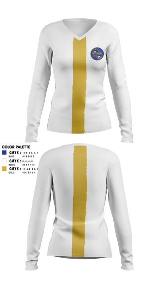Womens Long Sleeve Vneck Shirt, Gholson F.C., Men's Soccer, Teamtime, Team time, sublimation, custom sports apparel, team uniforms, spirit wear, spiritwear, sports uniforms, custom shirts, team store, custom team store, fundraiser sports, apparel fundraiser