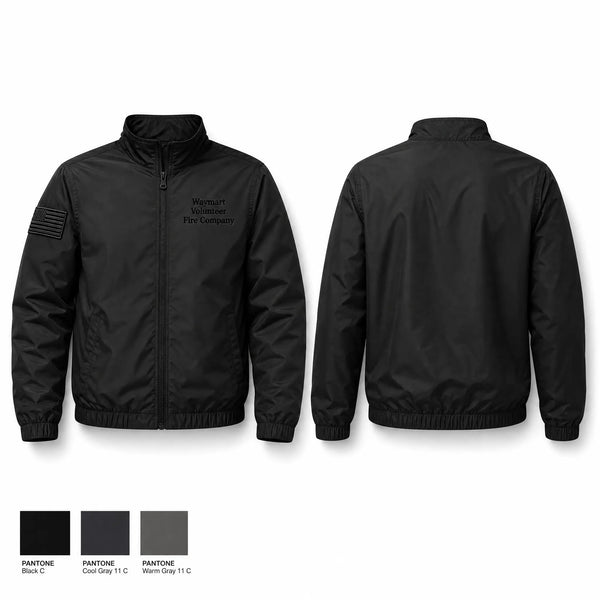 Windbreaker, Waymart Volunteer Fire Company, Fire Department, Teamtime, Team time, sublimation, custom sports apparel, team uniforms, spirit wear, spiritwear, sports uniforms, custom shirts, team store, custom team store, fundraiser sports, apparel fundraiser