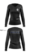 Pendleton Correctional Facility Women's Long Sleeve V-neck Shirt - 3