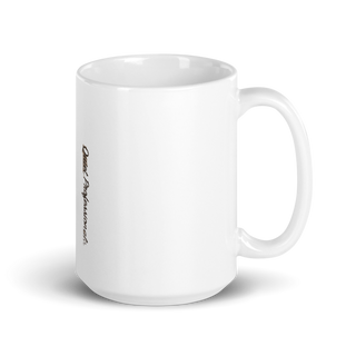 “Silent Professionals” 72561308 White Glossy Mug - Small