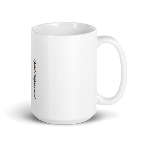 “Silent Professionals” 72561308 White Glossy Mug - Small