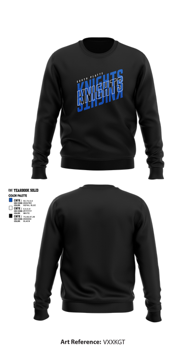 South Platte Knights Volleyball 49562673 Crew Neck Sweatshirt - 2