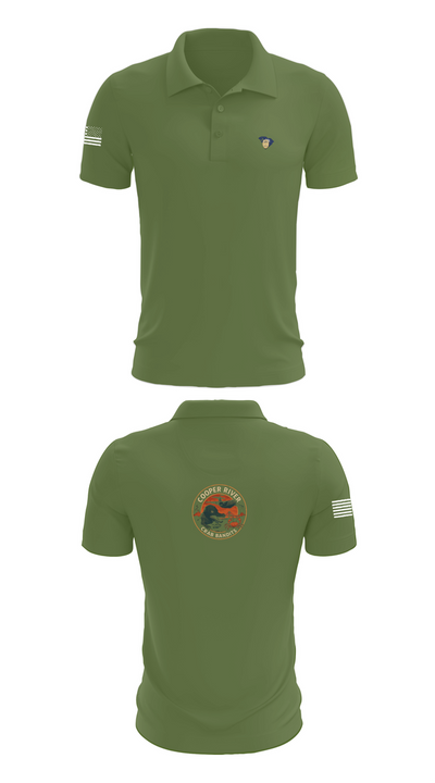 Cooper River Crab Bandits 83296088 Short Sleeve Performance Polo - 45