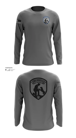 Long Sleeve Performance Shirt, Police Helping Paws, , Teamtime, Team time, sublimation, custom sports apparel, team uniforms, spirit wear, spiritwear, sports uniforms, custom shirts, team store, custom team store, fundraiser sports, apparel fundraiser