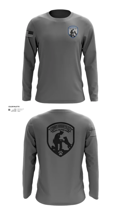 Police Helping Paws 66972550 Long Sleeve Performance Shirt 22